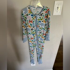 Little Sleepies 3T animals sleeper